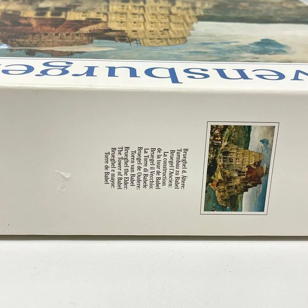 Ravensburger Puzzle 5000 Piece The Tower Of Babel Brueghel Elder 174232 New 2006